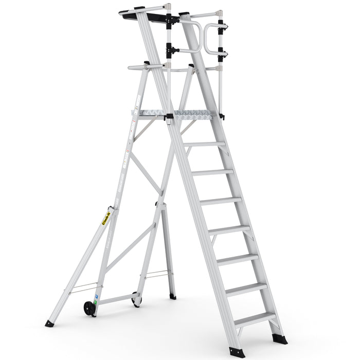 GPC Climb-It Large Platform Folding Step With Safety Gates