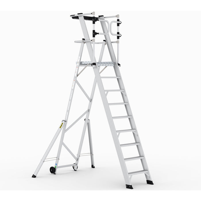GPC Climb-It Large Platform Folding Step With Safety Gates
