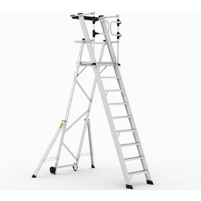 GPC® Climb-It® Large Platform Folding Step With Safety Gates