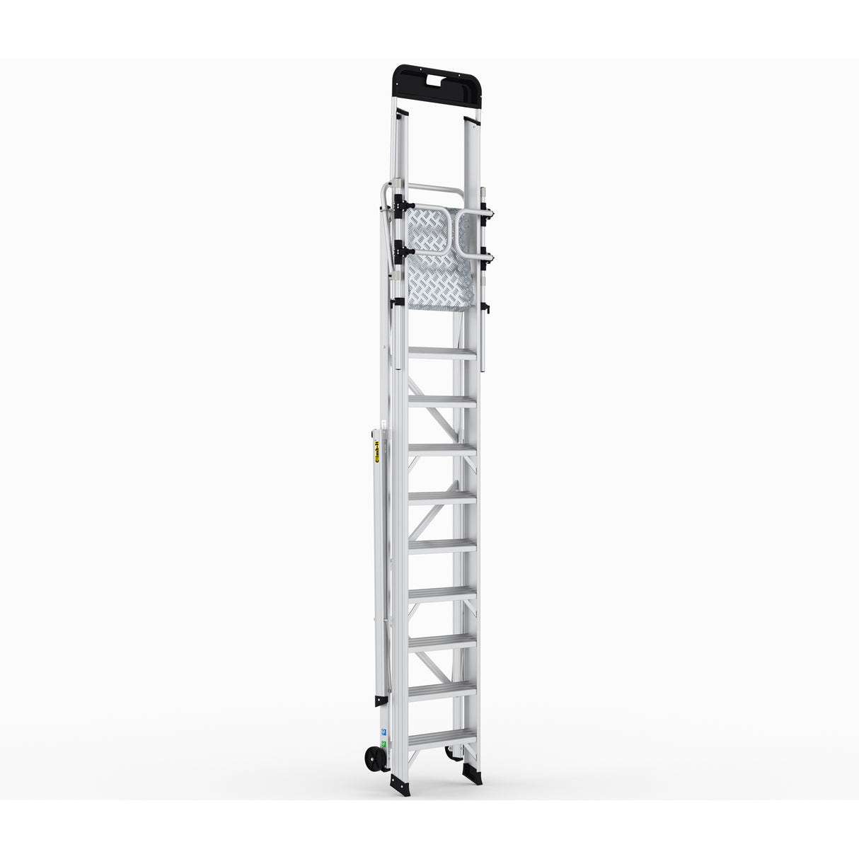 GPC Climb-It Large Platform Folding Step With Safety Gates