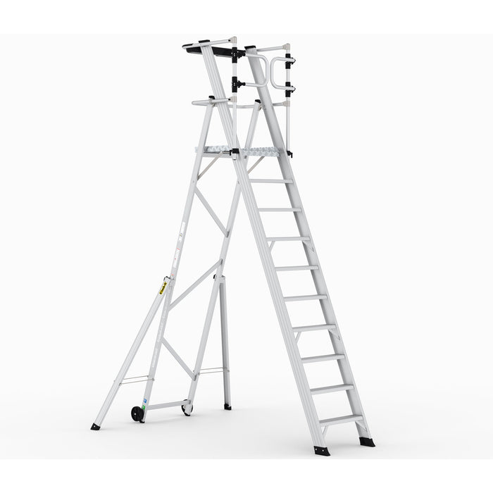 GPC Climb-It Large Platform Folding Step With Safety Gates