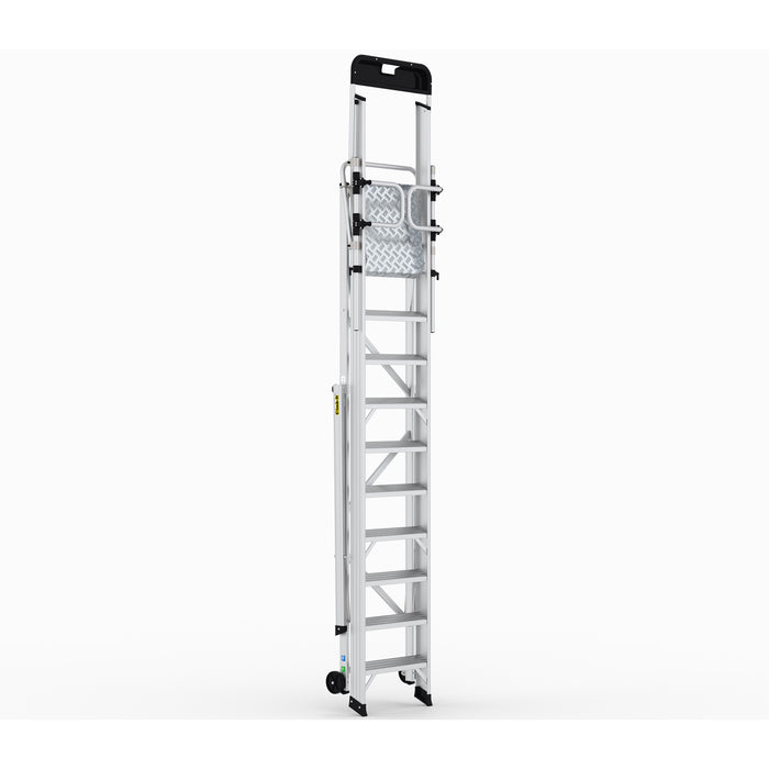 GPC® Climb-It® Large Platform Folding Step With Safety Gates