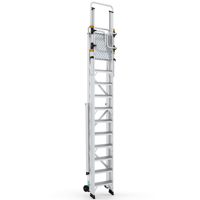 GPC® Climb-It® Large Platform Folding Step With Safety Gates