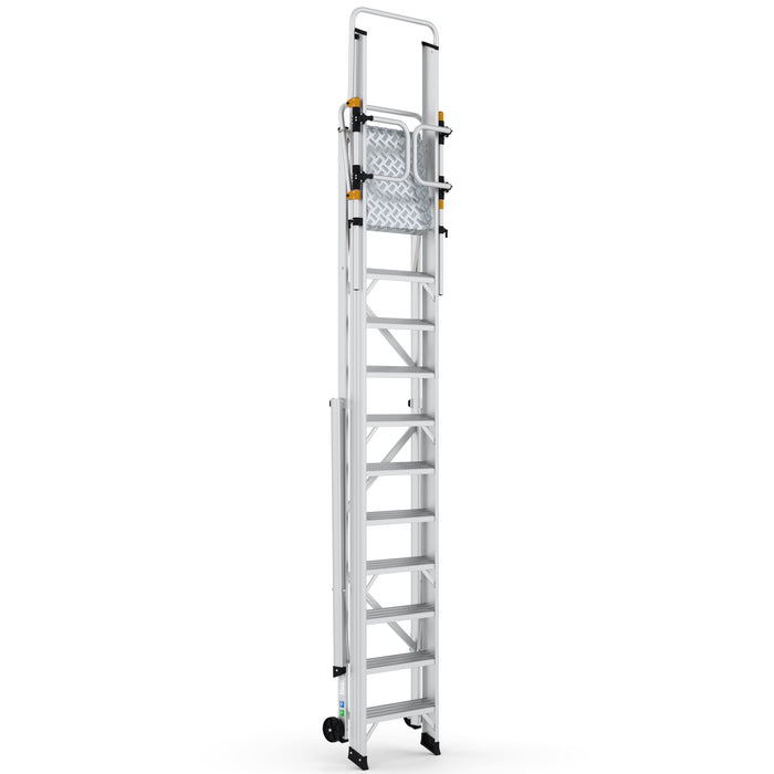 GPC Climb-It Large Platform Folding Step With Safety Gates