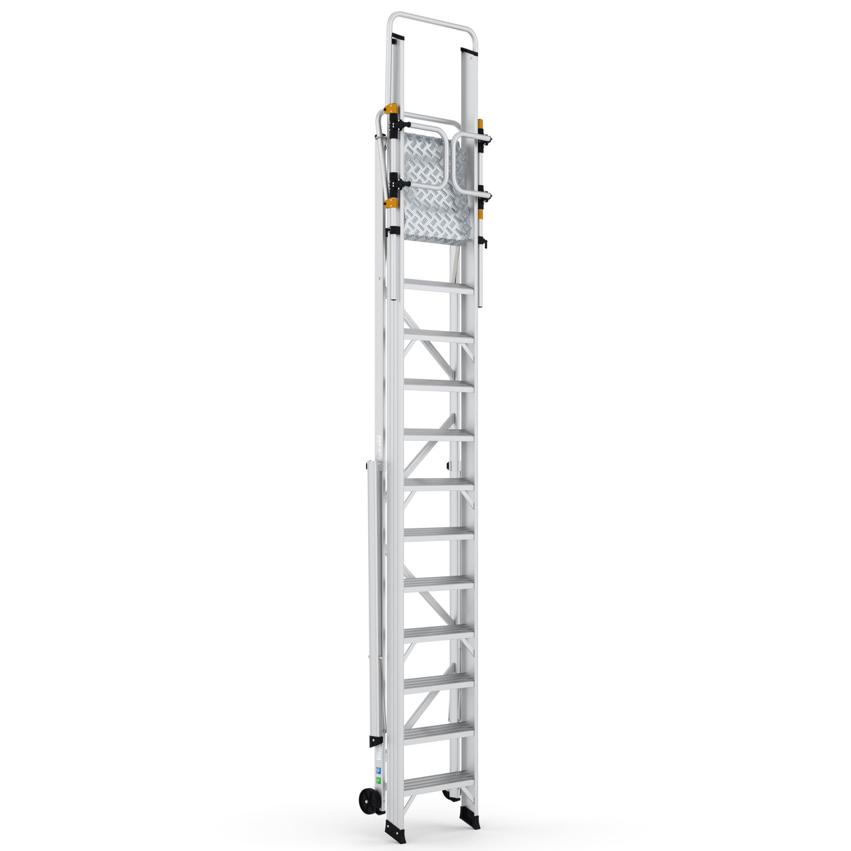 GPC Climb-It Large Platform Folding Step With Safety Gates