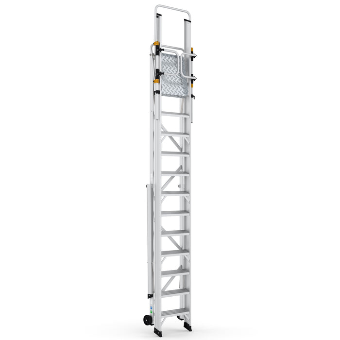 GPC® Climb-It® Large Platform Folding Step With Safety Gates