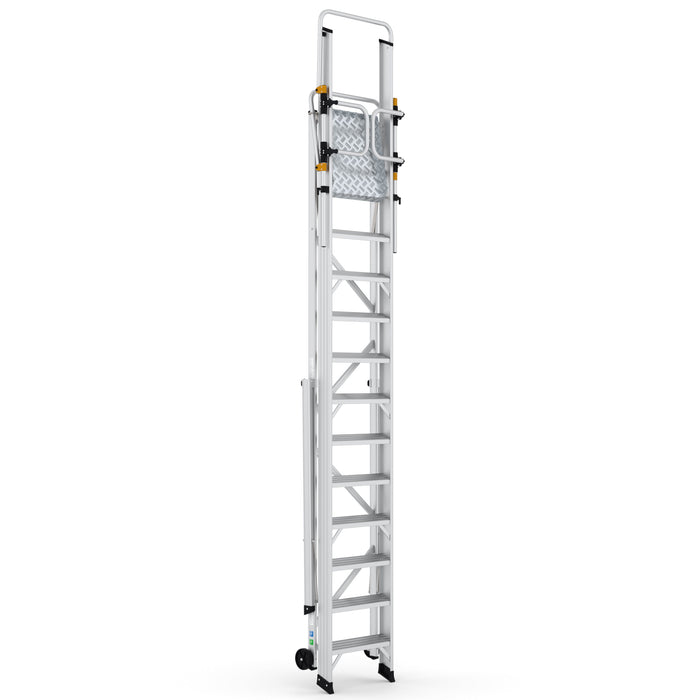 GPC Climb-It Large Platform Folding Step With Safety Gates