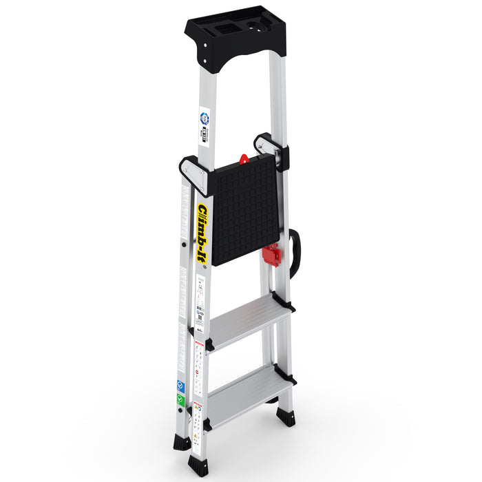 GPC® Climb-It® Professional Stepladder With Carry Handle