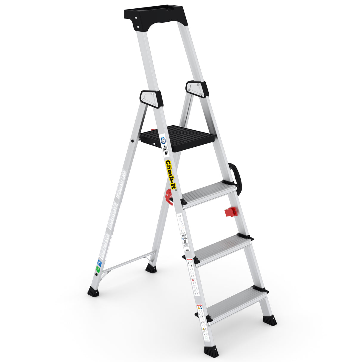 GPC Climb-It Professional Stepladder With Carry Handle