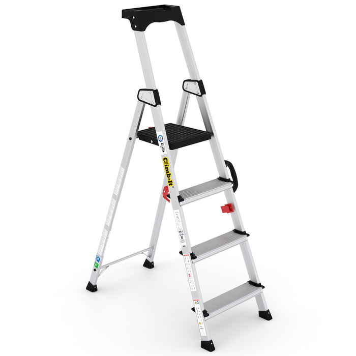 GPC® Climb-It® Professional Stepladder With Carry Handle