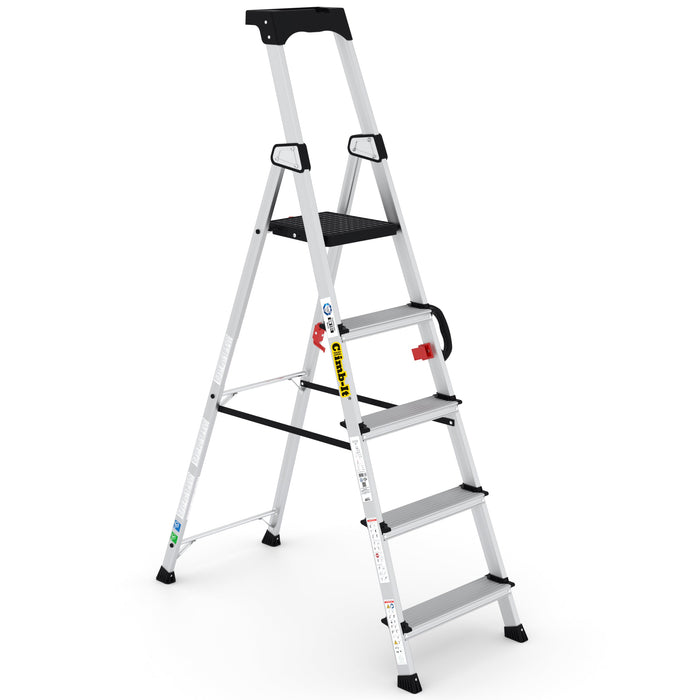 GPC Climb-It Professional Stepladder With Carry Handle