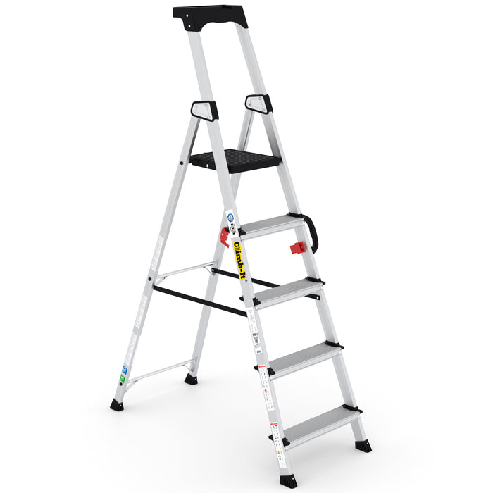 GPC® Climb-It® Professional Stepladder With Carry Handle