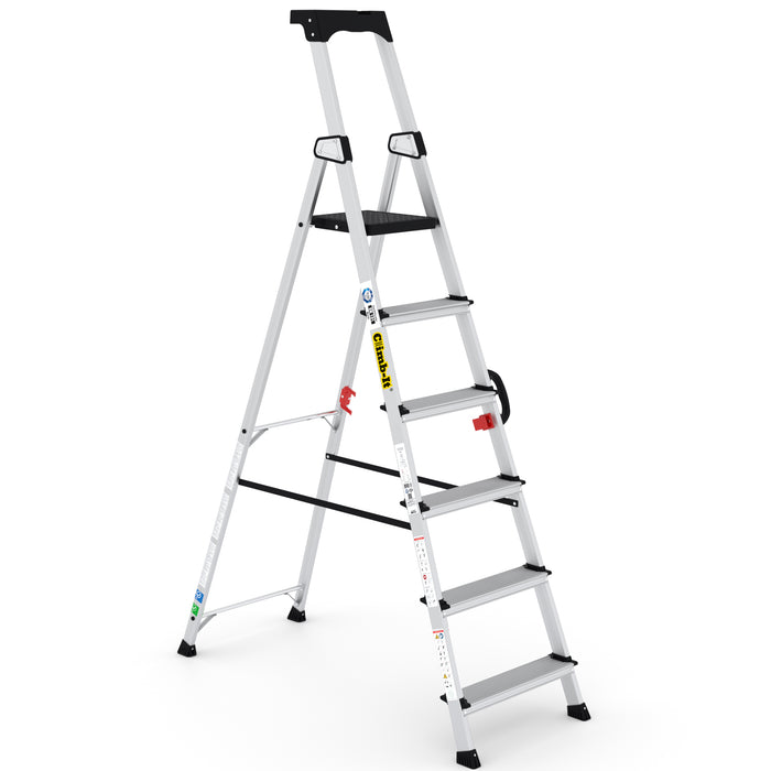 GPC® Climb-It® Professional Stepladder With Carry Handle