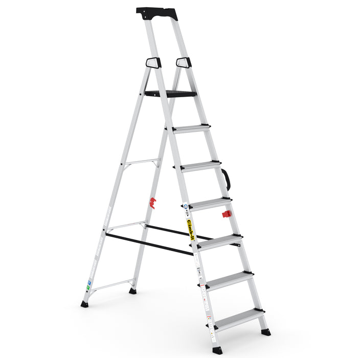 GPC® Climb-It® Professional Stepladder With Carry Handle