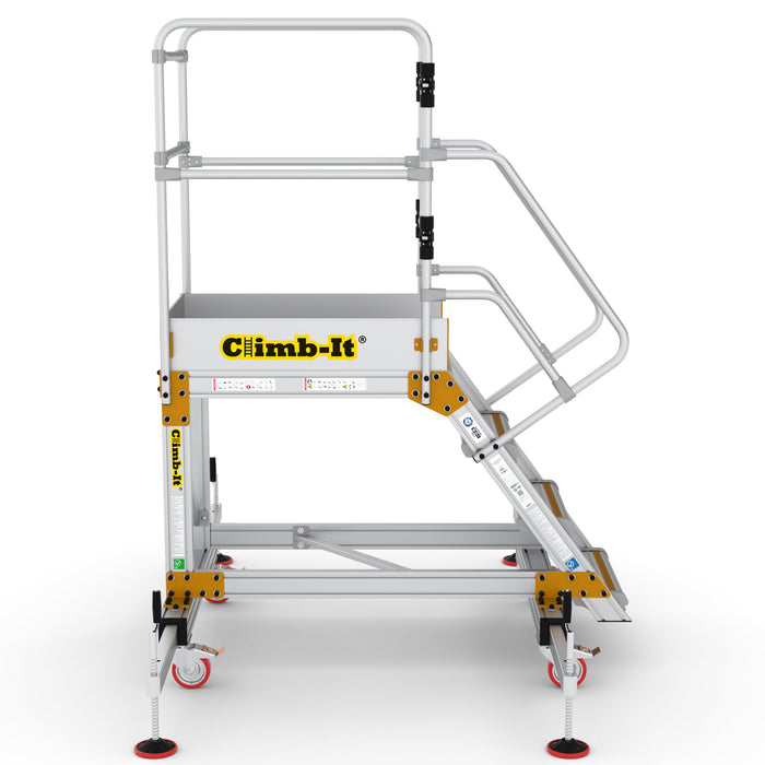 GPC Climb-It Extra Large Platform Safety Step With Adjustable Stabilisers