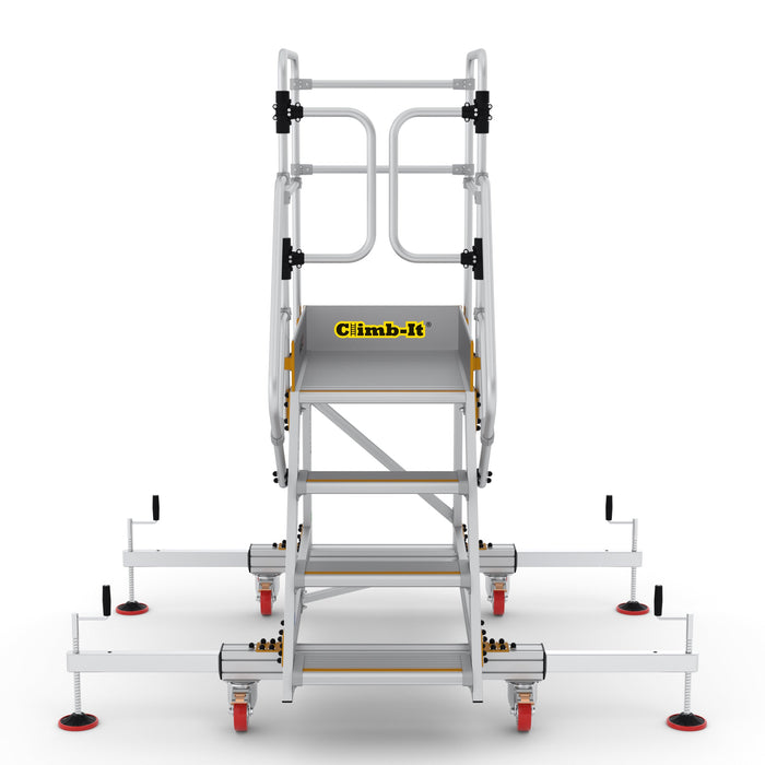 GPC Climb-It Extra Large Platform Safety Step With Adjustable Stabilisers