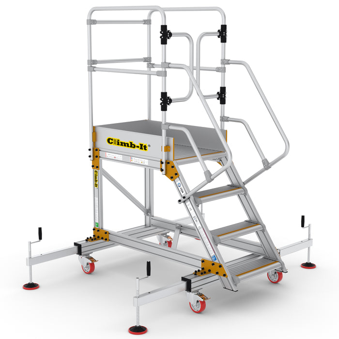 GPC® Climb-It® Extra Large Platform Safety Step With Adjustable Stabilisers