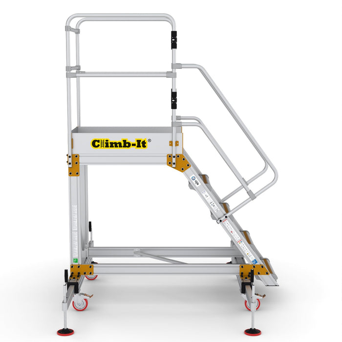 GPC Climb-It Extra Large Platform Safety Step With Adjustable Stabilisers