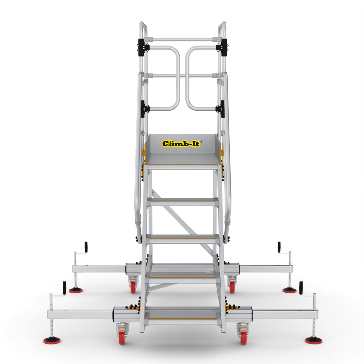 GPC Climb-It Extra Large Platform Safety Step With Adjustable Stabilisers