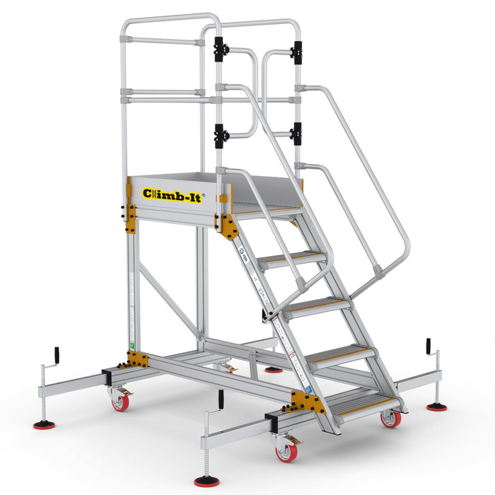 GPC Climb-It Extra Large Platform Safety Step With Adjustable Stabilisers