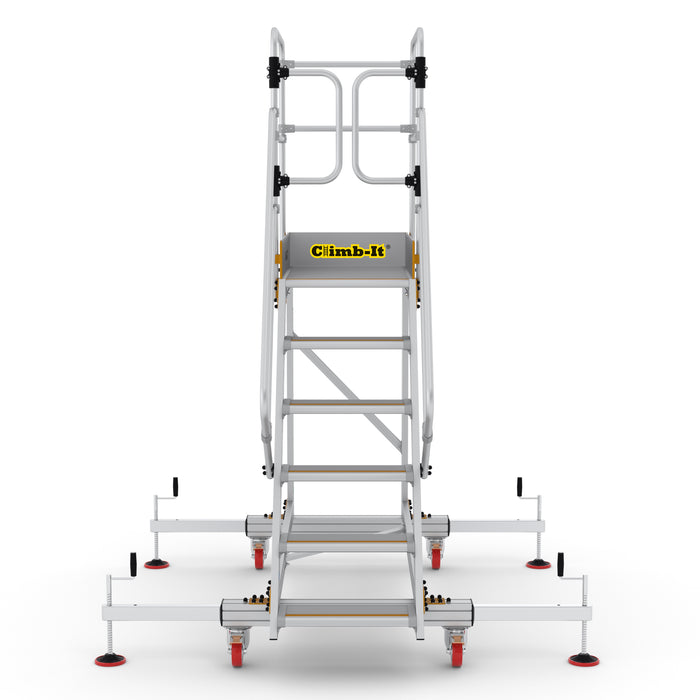 GPC® Climb-It® Extra Large Platform Safety Step With Adjustable Stabilisers