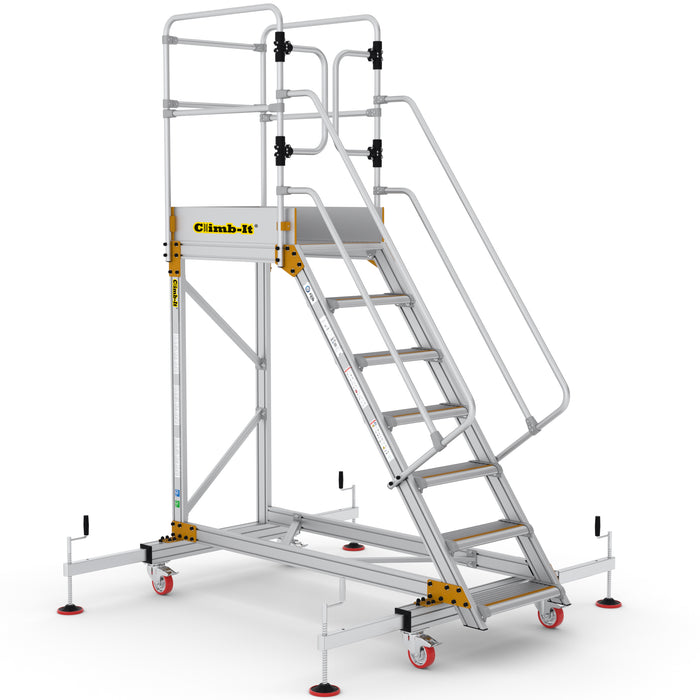 GPC® Climb-It® Extra Large Platform Safety Step With Adjustable Stabilisers