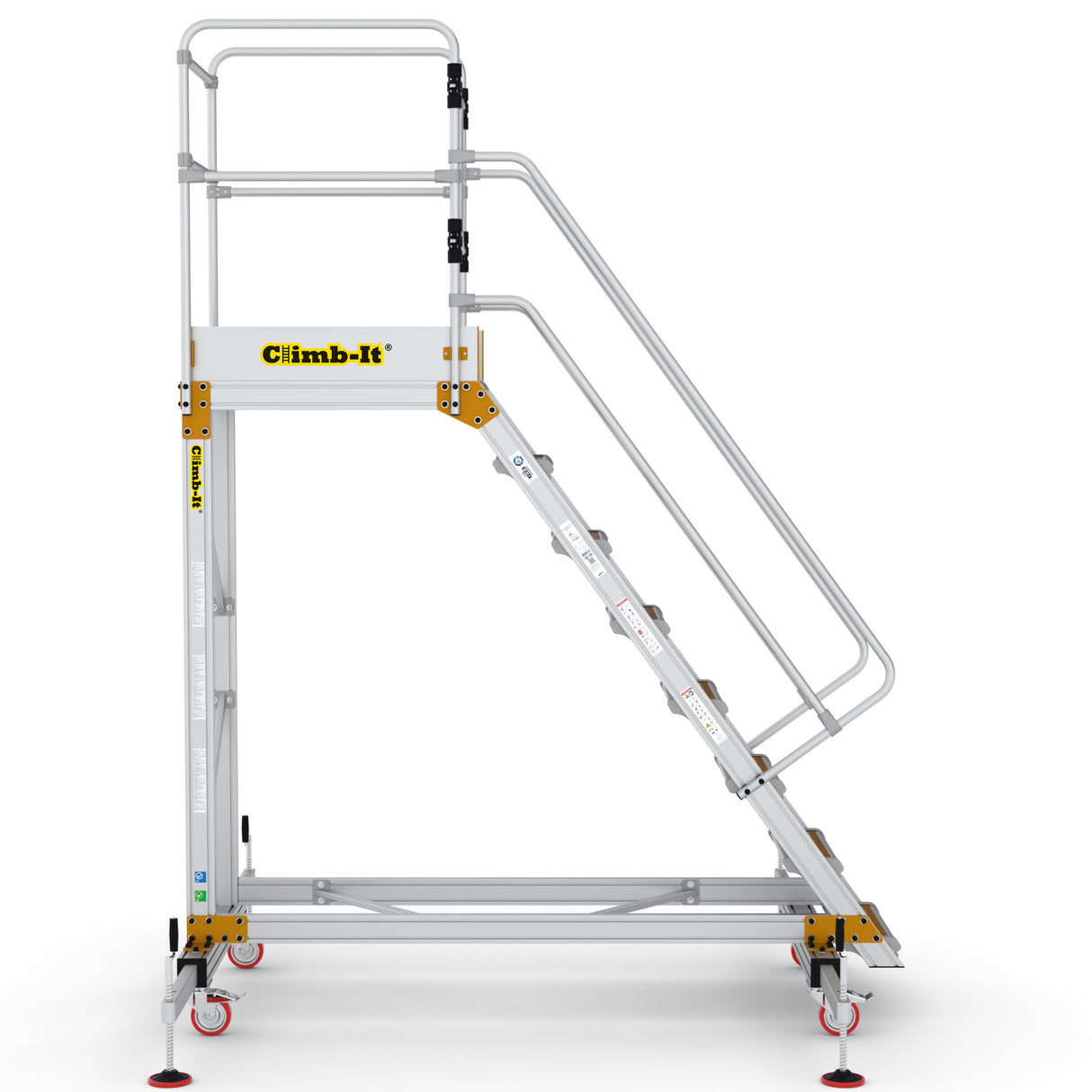 GPC Climb-It Extra Large Platform Safety Step With Adjustable Stabilisers