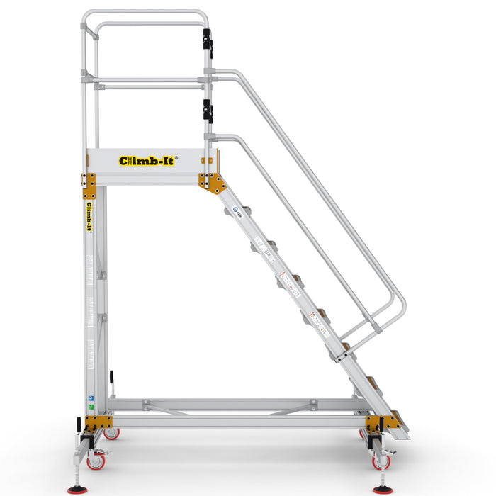 GPC Climb-It Extra Large Platform Safety Step With Adjustable Stabilisers