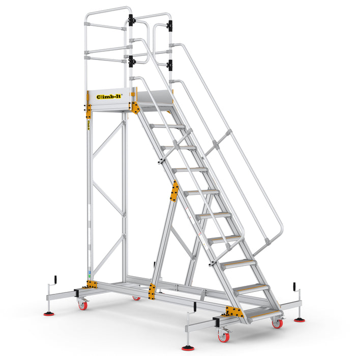 GPC Climb-It Extra Large Platform Safety Step With Adjustable Stabilisers