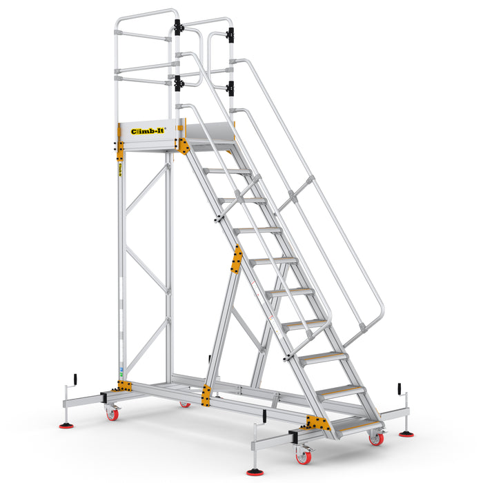 GPC® Climb-It® Extra Large Platform Safety Step With Adjustable Stabilisers
