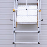 GPC Climb-It Folding Telescopic Large Platform Step - 7+3 Tread