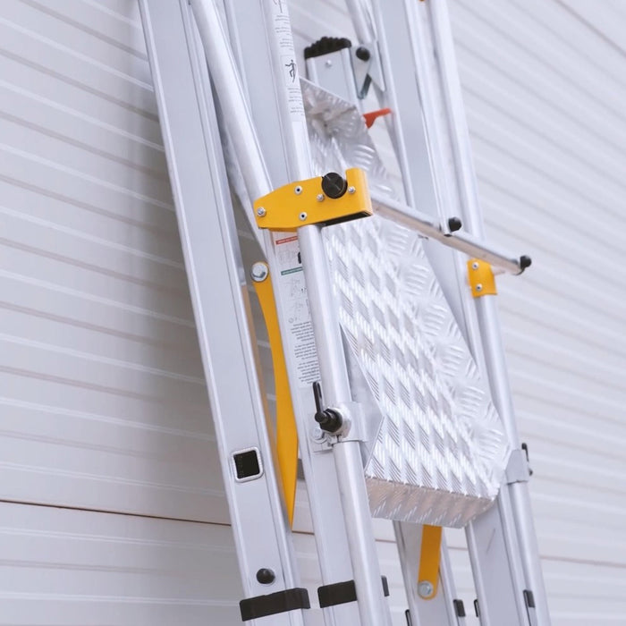 GPC Climb-It Folding Telescopic Large Platform Step - 7+3 Tread