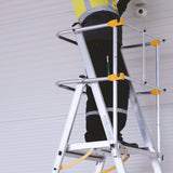 GPC Climb-It Folding Telescopic Large Platform Step - 7+3 Tread