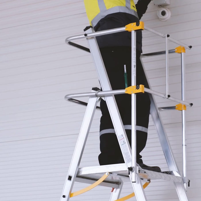 GPC® Climb-It® Folding Telescopic Large Platform Step - 7+3 Tread