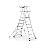 GPC Climb-It Folding Telescopic Large Platform Step - 7+3 Tread