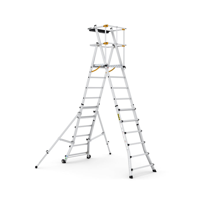 GPC Climb-It Folding Telescopic Large Platform Step - 7+3 Tread