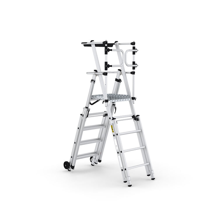 GPC® Climb-It® Folding Telescopic Large Platform Step With Safety Gates