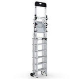 GPC Climb-It Folding Telescopic Large Platform Step With Safety Gates