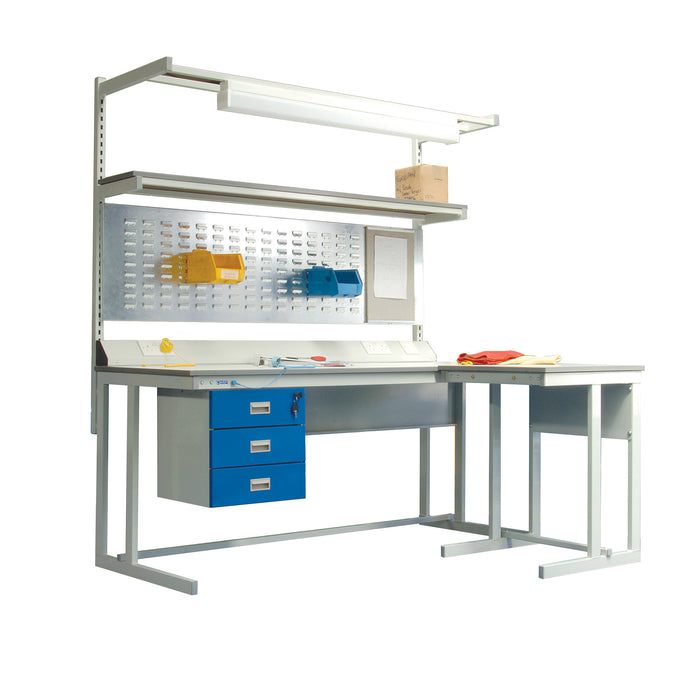QMP® ESD Cantilever Workbenches - H.840 W.1200 D.750mm