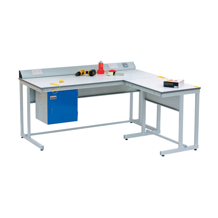 QMP® ESD Cantilever Workbenches - H.840 W.1200 D.750mm