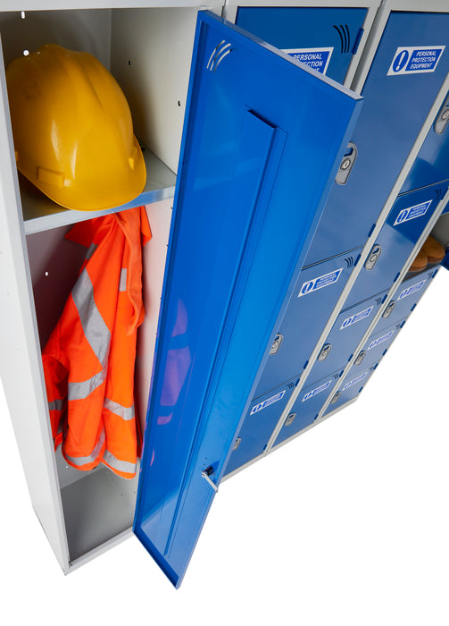 QMP® PPE Lockers - Blue