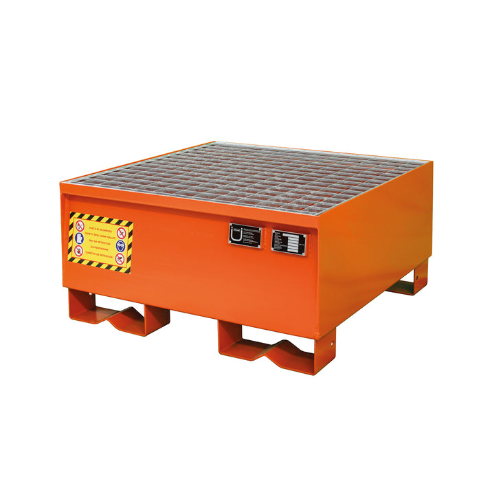Justrite® Premium Steel Drum Spill Containment Tanks