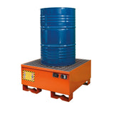 Justrite Premium Steel Drum Spill Containment Tanks