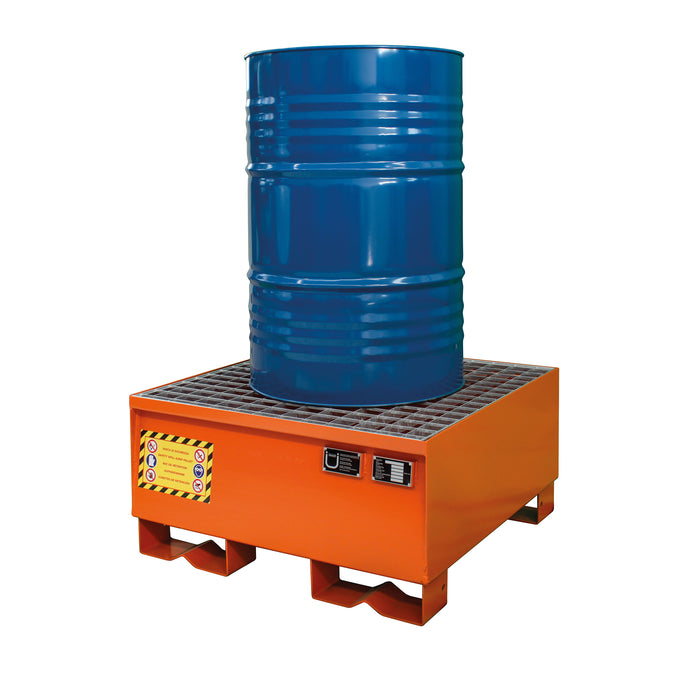 Justrite® Premium Steel Drum Spill Containment Tanks