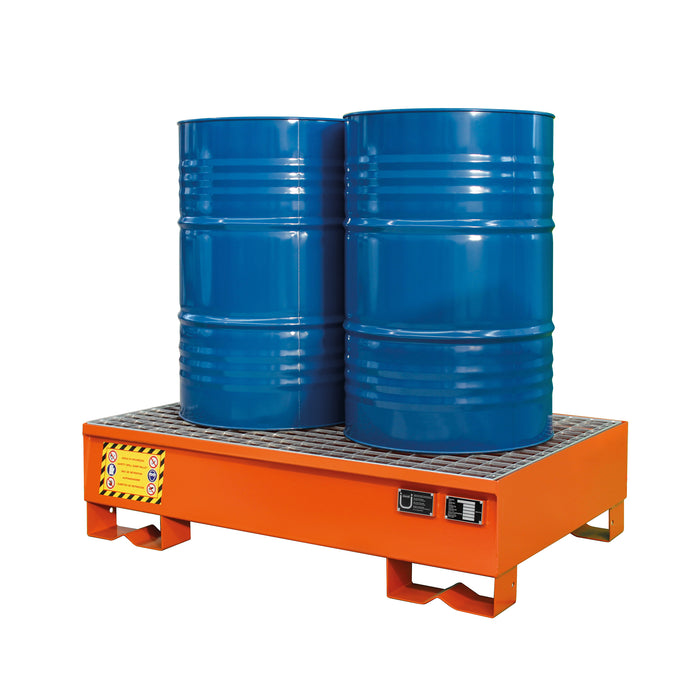 Justrite® Premium Steel Drum Spill Containment Tanks