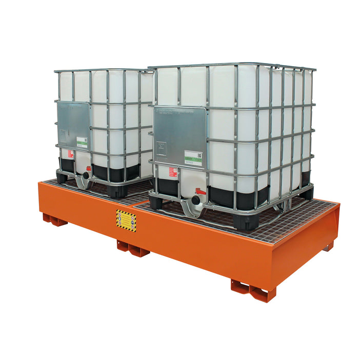 Justrite Premium Steel IBC Spill Containment Tanks