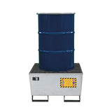 Justrite Steel Drum Spill Containment Tank - Galvanised
