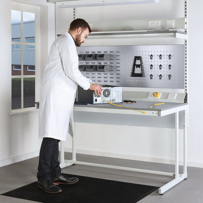 QMP® ESD Cantilever Workbenches - H.840 W.1200 D.750mm