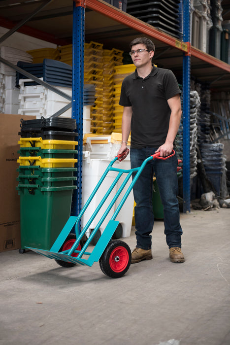GPC® Apollo® Steel Sack Truck - Reach Compliant Wheels +Skids