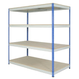 Anco Heavy Duty Rivet Shelving - 4 Shelves